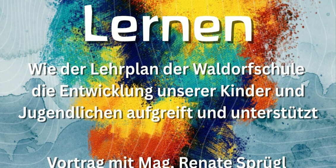 Plakat zum Vortrag von Renate Sprügl